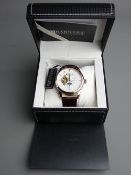 *WRISTWATCH - Barkers of Kensington new 'Automatic' rose limited edition wristwatch in