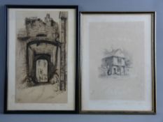 A FRAMED ENGRAVING from 'Picturesque Sketches in Conwy' after G PICKERING, 35 x 25.5 cms and after