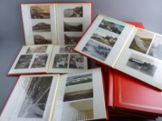 SIX HUNDRED PLUS VINTAGE POSTCARDS in thirteen albums - Conwy, Llandudno, Deganwy and other North