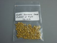 SCOTTISH GOLD FLAKES & DUST, 10.4 grms