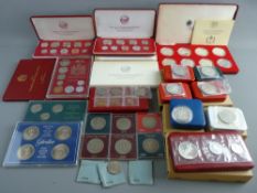 COINS - Malta, Guernsey, Gibraltar, proof sets, crowns and coinage in silver and other metals by