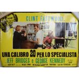 THUNDERBOLT AND LIGHTFOOT starring Clint Eastwood, Original Italian Photobustas cinema poster, 1974,