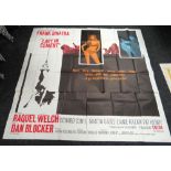 LADY IN CEMENT starring Frank Sinatra and Raquel Welsh, original US six-sheet cinema poster, 1968,