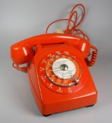 A FRENCH DOMESTIC DESK TELEPHONE having a rotary thumb-dial with second ear-piece known as 'the mot
