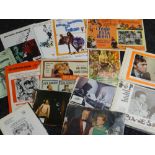 LOBBY CARDS & PRESS BOOKS, a collection including Klute, Fathom, Cul De Sac, The Public Eye etc