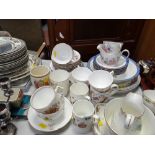 Parcel of various Royal Commemorative ware & Royal Kent patterned teaware etc