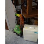 A Florabest electric rotovator & a dehumidifier E/T
