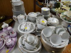 A large parcel of Noritake 'Joanne' patterned tea & dinnerware