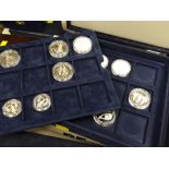 Royal Mint silver European Football Championship 1996 Collection, silver Commonwealth coins & the