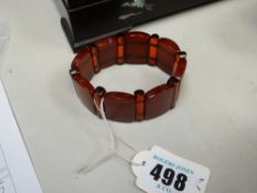 Believed amber expanding bracelet