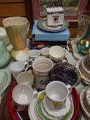 Collection of various Royal Commemorative items including mugs, plates, hardback publications