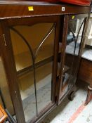 Two-door standing vintage china cabinet