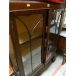 Two-door standing vintage china cabinet