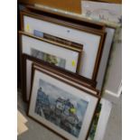 A parcel of various framed prints