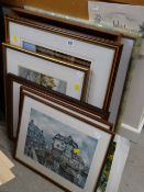 A parcel of various framed prints