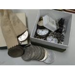 A hallmarked silver Tower of London commemorative coin, parcel of loose commemorative coinage &