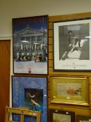 Three framed Royal Ballet posters