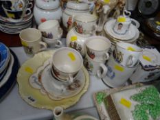 A collection of various Royal Commemorative ware including mugs, plates etc