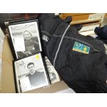 Parcel of sports programmes & media passes, autographed pictures & related ephemera together with