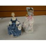Two boxed Royal Doulton figurines 'Hilary' - HN2335 & 'Veronica' - HN3205