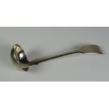 AN EPNS SAUCE LADLE, possibly Scottish (BBC Bargain Hunt)