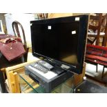 A Panasonic Viera flat screen TV etc E/T