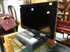 A Panasonic Viera flat screen TV etc E/T