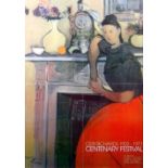 CERI RICHARDS 2003 Centenary Festival poster - featuring 'The Red Skirt' used as the cover of