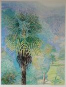ALEX WILLIAMS print edition (II) - entitled 'Cornish Palms II', signed, 54 x 42cms