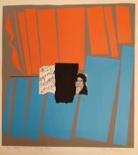 CERI RICHARDS coloured artist's proof lithograph - part of 'Beethoven Suite with Variations'