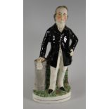 A STAFFORDSHIRE FIGURE OF JOHN JONES OF TALYSARN the Welsh Calvinistic Methodist minister (1796-