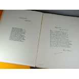 CERI RICHARDS / VERNON WATKINS limited edition (1/150) copy of 'Elegiac Sonnet, Images and Texts',