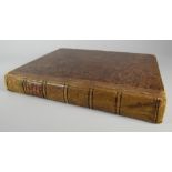 HENRY ROWLANDS leather bound copy of 'Mona Antiqua Restaurata' Condition: spine delicate with one or