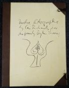 CERI RICHARDS original folder for 'Twelve Lithographs by Ceri Richards for his Poems by Ceri