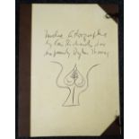 CERI RICHARDS original folder for 'Twelve Lithographs by Ceri Richards for his Poems by Ceri