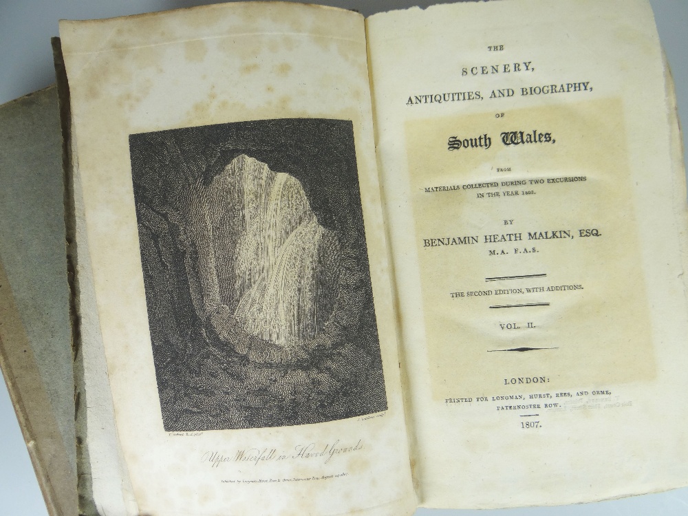 BENJAMIN HEATH MALKIN - volumes I & II 'The Scenery Antiquities & Biography of South Wales', - Image 3 of 3