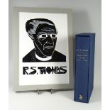 R S THOMAS special edition (1/250) copy of 'Collected Poems: 1945-1990' dated 1993 and bound in blue