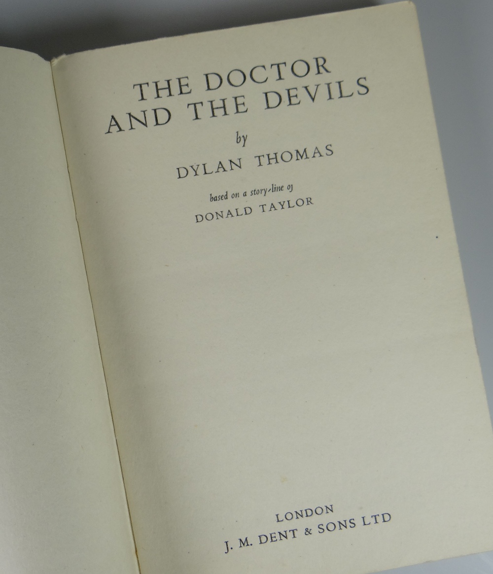 DYLAN THOMAS proof copies before publication of 'The Doctor and the Devils', 1953, 'Quite Early - Image 2 of 4