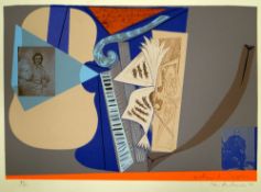 CERI RICHARDS limited edition (47/60) lithograph - part of 'Beethoven Suite with Variations'
