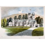 HRH PRINCE CHARLES OF WALES limited edition (53/295) lithograph - mount titled in pencil 'Balmoral',