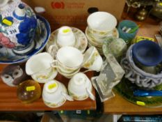 Duchess 'Greensleeves' bone china part teaset with other table and ornamental ware