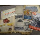 Interesting vintage scrapbook, commemorative programme for the 'Wedding of Princess Elizabeth' and