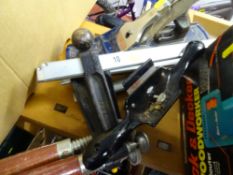 Record planer, long clamps, spoke shave etc