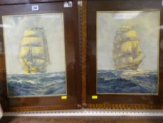 Pair of ADOLPH BOCH framed prints