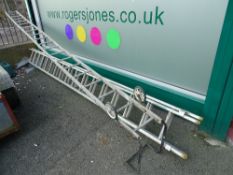 Cat ladder and a two tier aluminium ladder