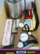 Mixed quantity of collectable watches, lighters, pocket knives etc