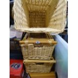 Parcel of wicker baskets