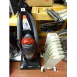 Panasonic MC-E4061 1800w vacuum cleaner and a Connect-It oil filled radiator E/T