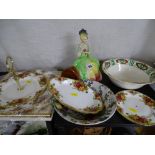 Items of Royal Albert 'Old Country Roses' and other china items