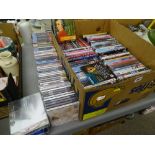 Quantity of music CDs and DVDs